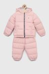 Куртка і штани для немовлят Tommy Hilfiger колір рожевий
