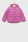 Дитяча куртка United Colors of Benetton колір фіолетовий (2736261)