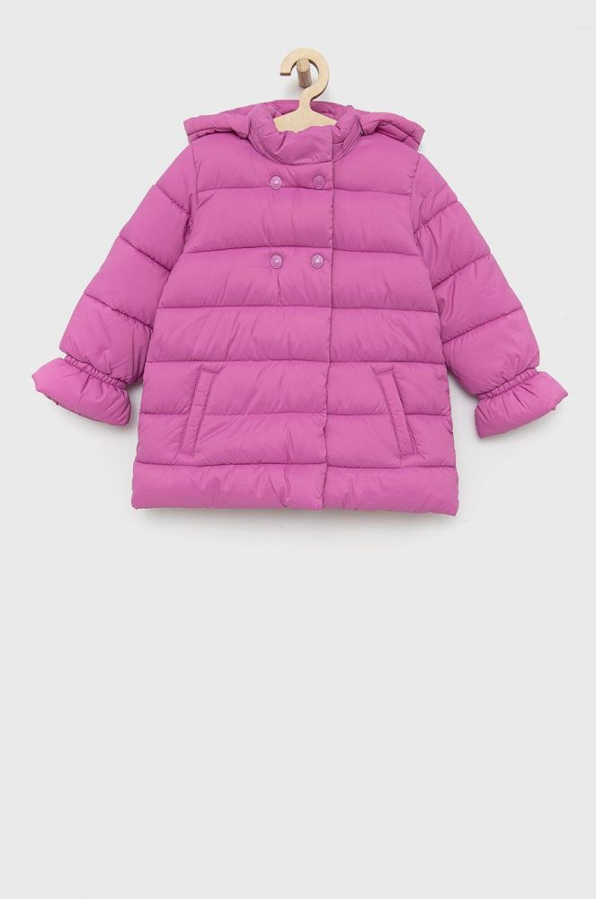 Дитяча куртка United Colors of Benetton колір рожевий (2698291)
