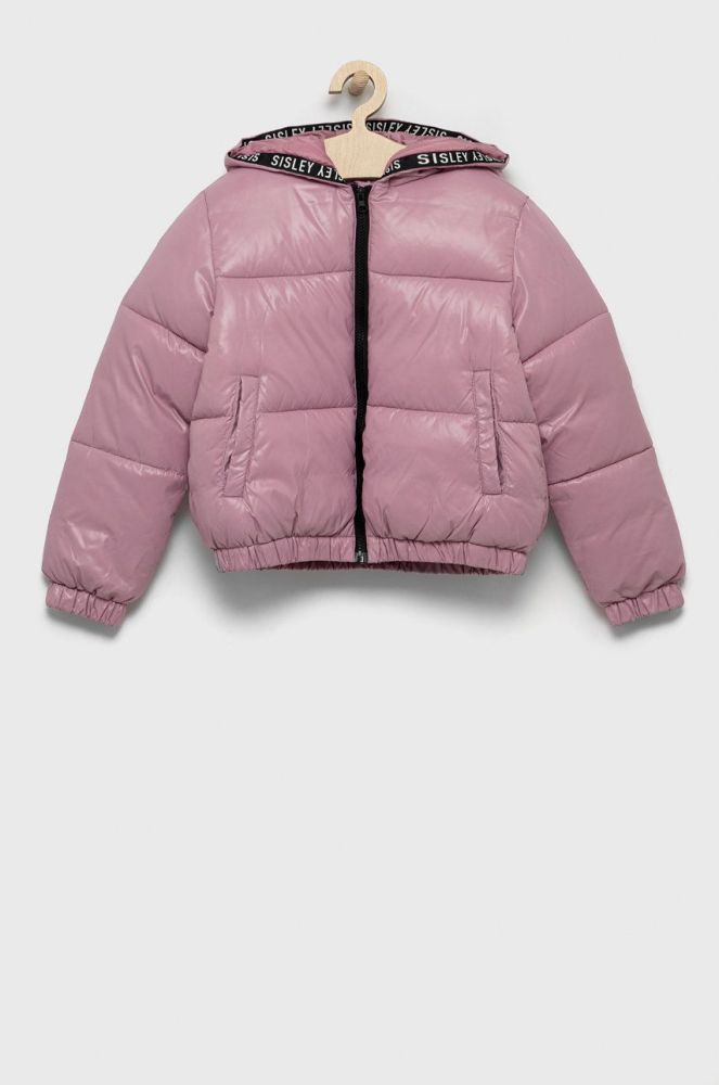 Дитяча куртка Sisley колір рожевий (2574674)