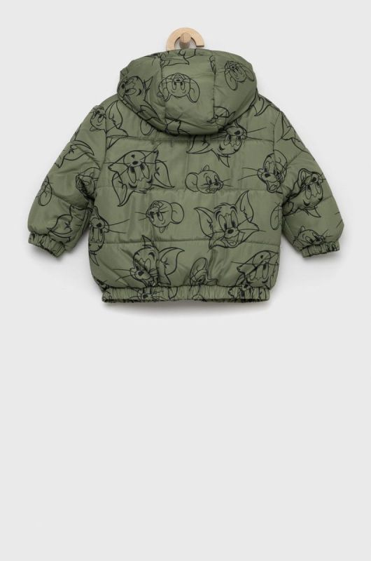 Дитяча куртка Fila колір зелений фото 2