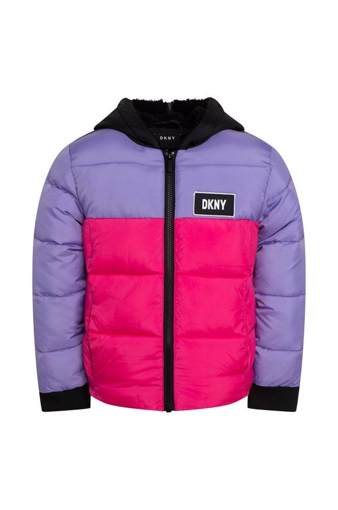 Дитяча куртка Dkny колір рожевий (2698311)