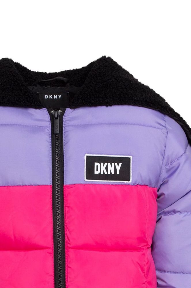 Дитяча куртка Dkny колір рожевий (2698311) фото 3