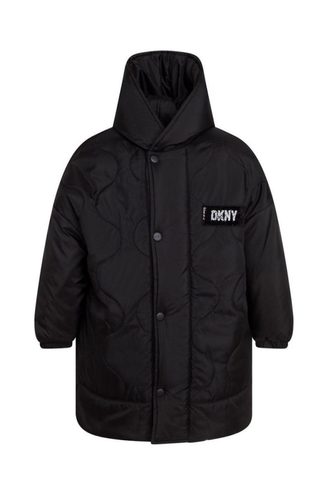 Дитяча двостороння куртка Dkny колір чорний (2698323) фото 3
