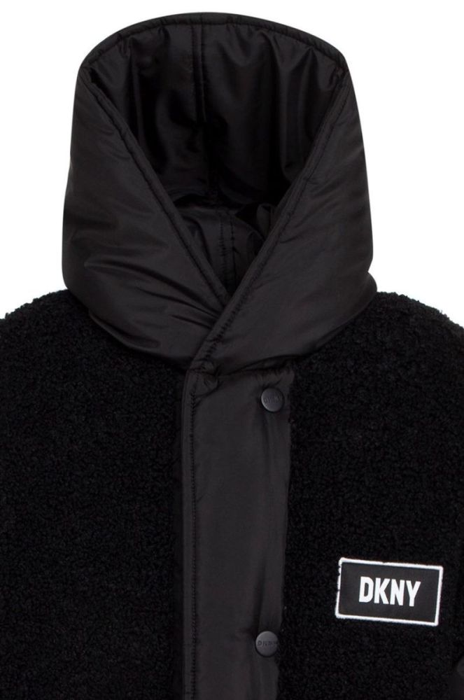 Дитяча двостороння куртка Dkny колір чорний (2698323) фото 5