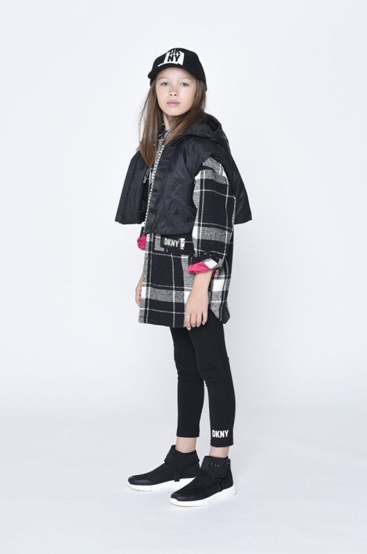 Дитяча куртка Dkny колір чорний (2698330)