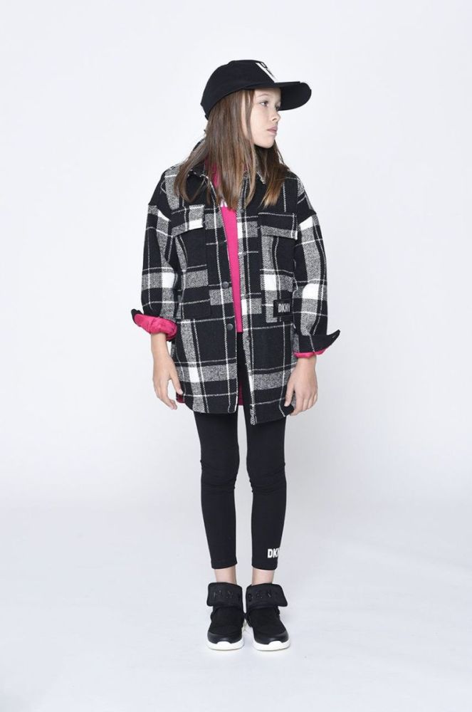 Дитяча куртка Dkny колір чорний (2698330) фото 2