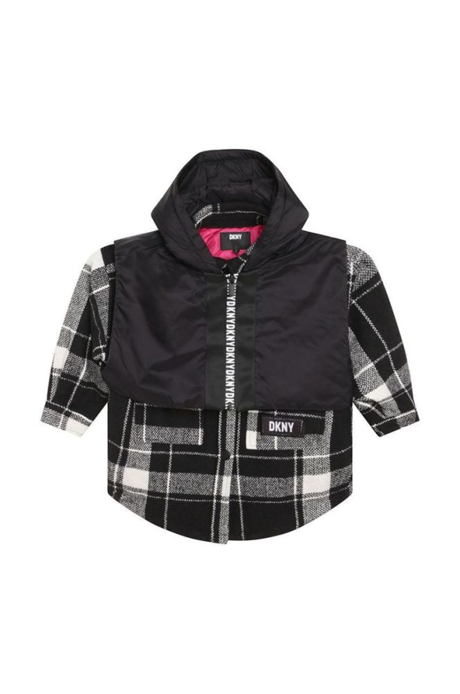 Дитяча куртка Dkny колір чорний (2698330) фото 3
