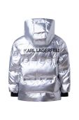 Дитяча куртка Karl Lagerfeld колір сірий (2698358)