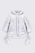 Дитяча зимова куртка Coccodrillo колір срібний