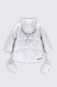 Дитяча зимова куртка Coccodrillo колір срібний