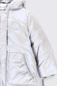 Дитяча зимова куртка Coccodrillo колір срібний