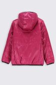 Дитяча двостороння куртка Coccodrillo колір рожевий