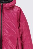 Дитяча двостороння куртка Coccodrillo колір рожевий