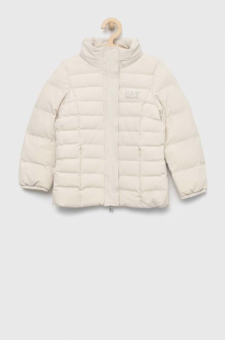 Дитяча куртка EA7 Emporio Armani колір бежевий (2779286)