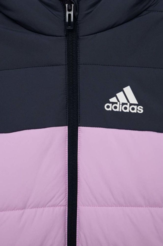 Дитяча куртка adidas Performance колір фіолетовий фото 2