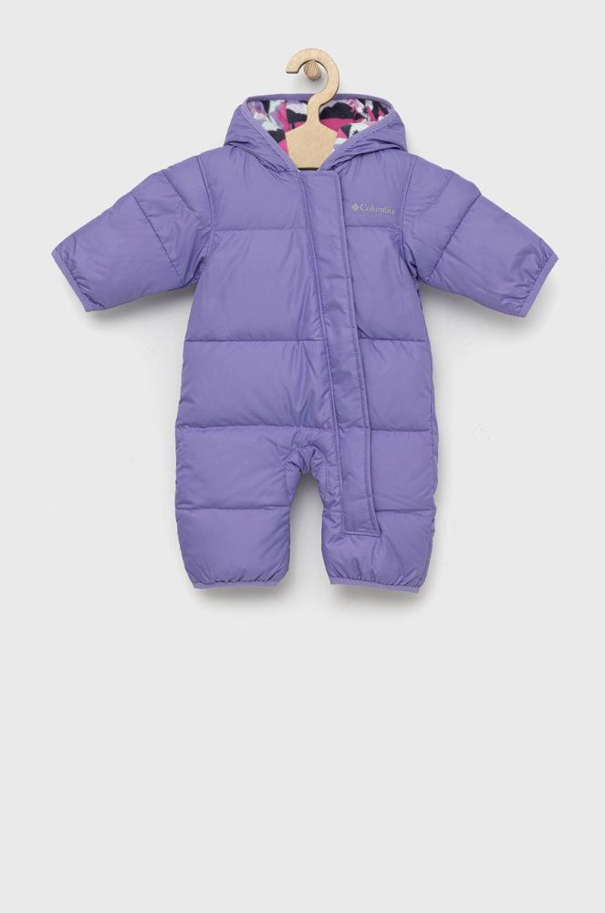Пуховий комбінезон для немовлят Columbia колір фіолетовий (2728689)