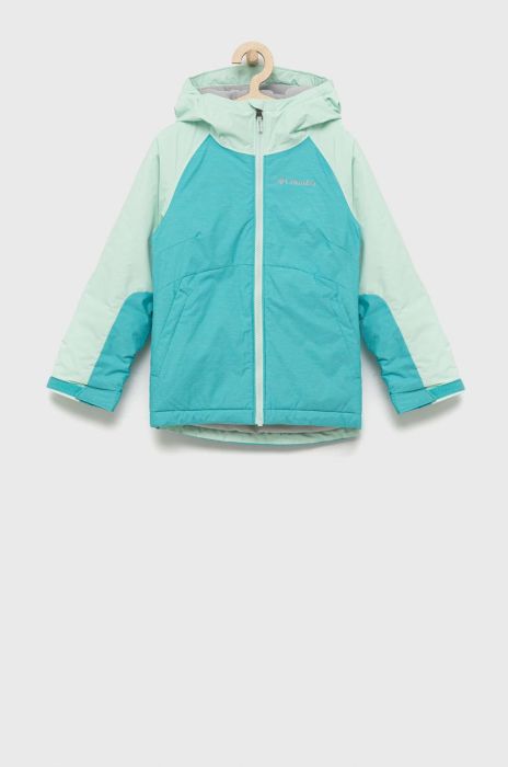 Дитяча куртка Columbia колір бірюзовий (2621528)