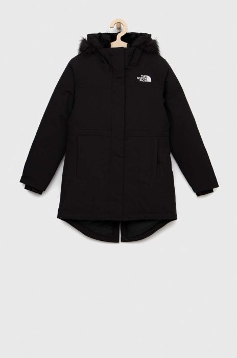 Дитяча пухова куртка The North Face колір чорний (2895777)