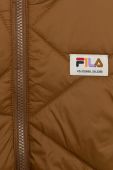 Дитяча куртка Fila колір коричневий
