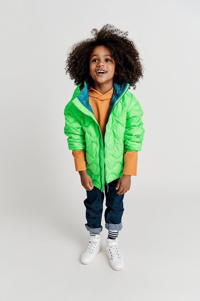 Дитяча пухова куртка Reima колір зелений (2552218)