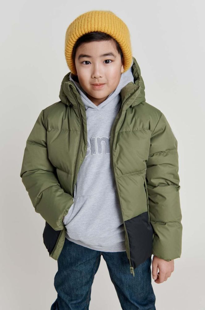 Дитяча пухова куртка Reima колір зелений (3519557)