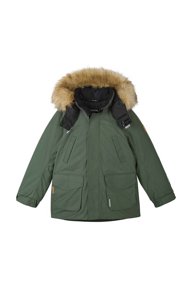 Дитяча пухова куртка Reima колір зелений (3517223)