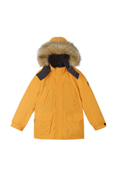 Дитяча пухова куртка Reima колір жовтий