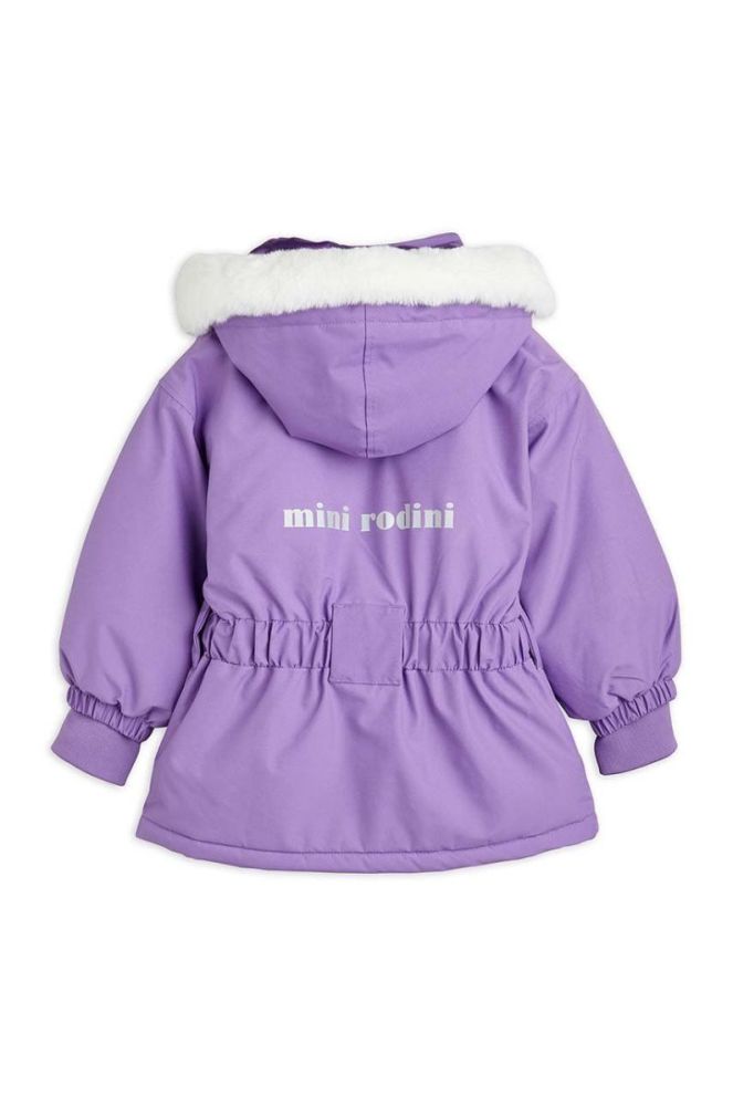 Дитяча куртка Mini Rodini колір фіолетовий (2672456) фото 2