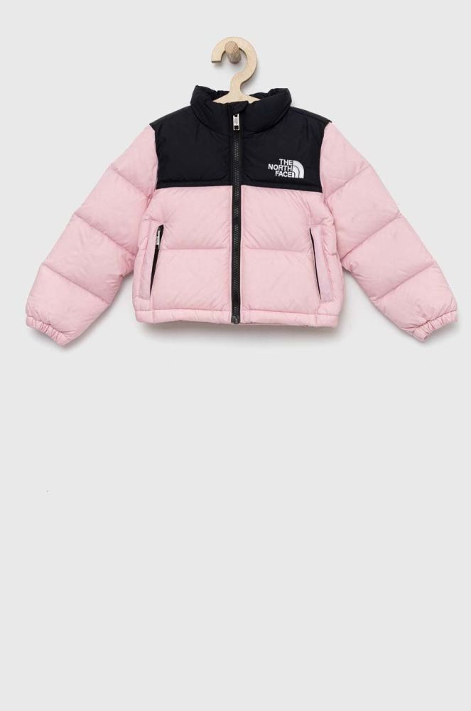 Дитяча пухова куртка The North Face колір рожевий (2919299)