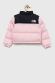 Дитяча пухова куртка The North Face колір рожевий (2919299)
