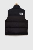 Пухова дитяча безрукавка The North Face колір чорний