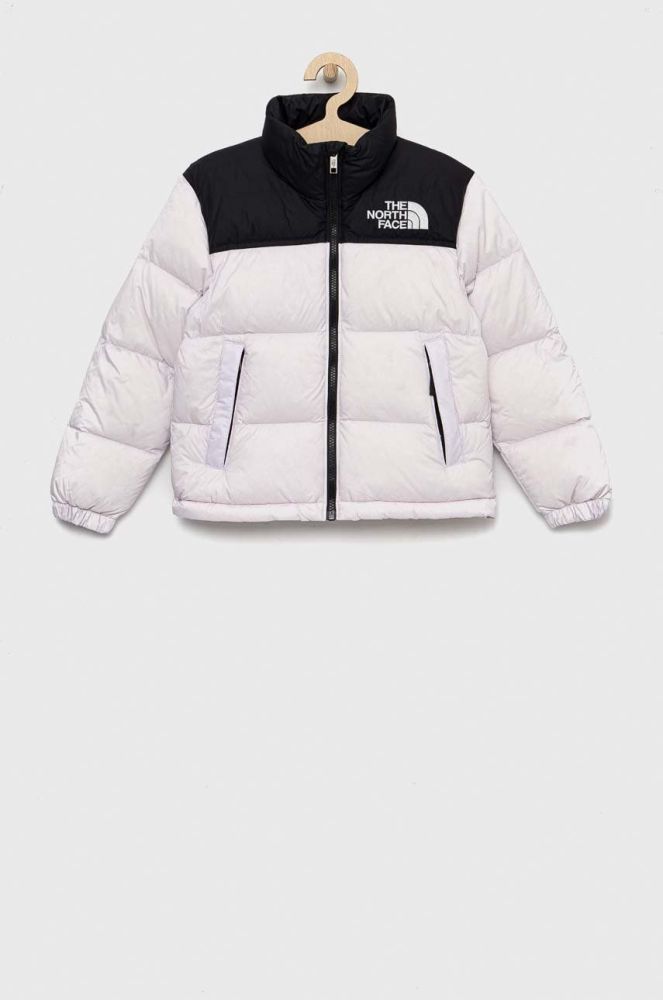 Дитяча пухова куртка The North Face колір фіолетовий (2931256)