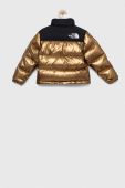 Дитяча пухова куртка The North Face TEEN PRINTED 1996 RETRO NUPTSE JACKET Колір золотий колір золотий