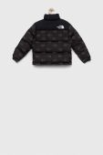 Дитяча пухова куртка The North Face TEEN PRINTED 1996 RETRO NUPTSE JACKET Колір чорний колір чорний