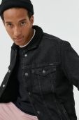 Джинсова куртка Jack & Jones чоловіча колір чорний перехідна