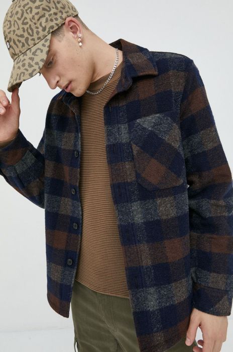 Куртка з домішкою вовни s.Oliver колір коричневий перехідна (2773315)