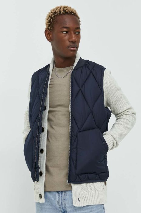 Безрукавка s.Oliver чоловічий колір синій перехідний (2829779)