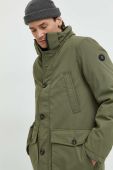 Куртка Tom Tailor чоловіча колір зелений зимова (2869638)