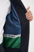 Куртка Emporio Armani чоловіча колір синій зимова