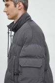 Пухова куртка Emporio Armani чоловіча колір сірий зимова