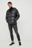 Пухова куртка Karl Lagerfeld чоловіча колір чорний зимова oversize