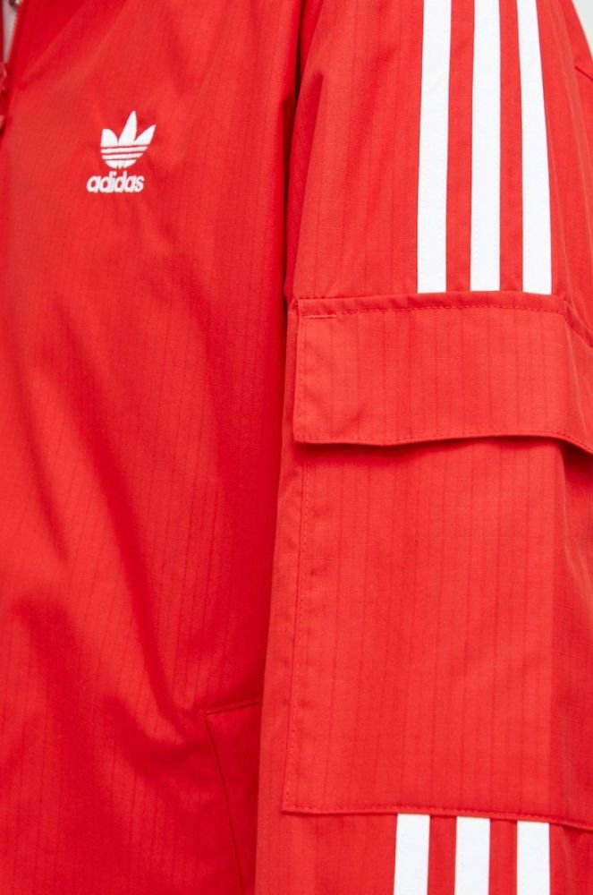 Куртка adidas Originals чоловіча колір червоний перехідна фото 5