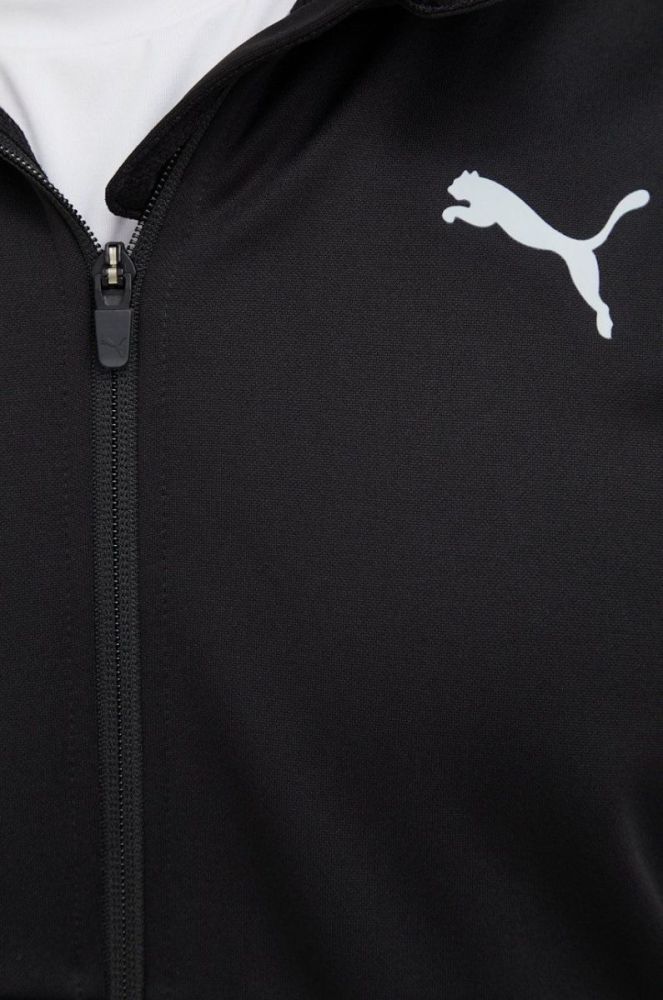 Кофта Puma Train All Day чоловіча колір чорний однотонна фото 5