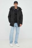 Пухова парка Guess чоловіча колір чорний зимова (2804380) Пухова парка Guess чоловіча колір чорний зимова (2804380)
