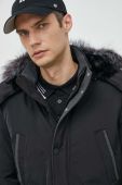 Пухова парка Guess чоловіча колір чорний зимова (2804380) Пухова парка Guess чоловіча колір чорний зимова (2804380)