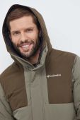 Пухова куртка Columbia чоловіча колір зелений зимова 2008463-346