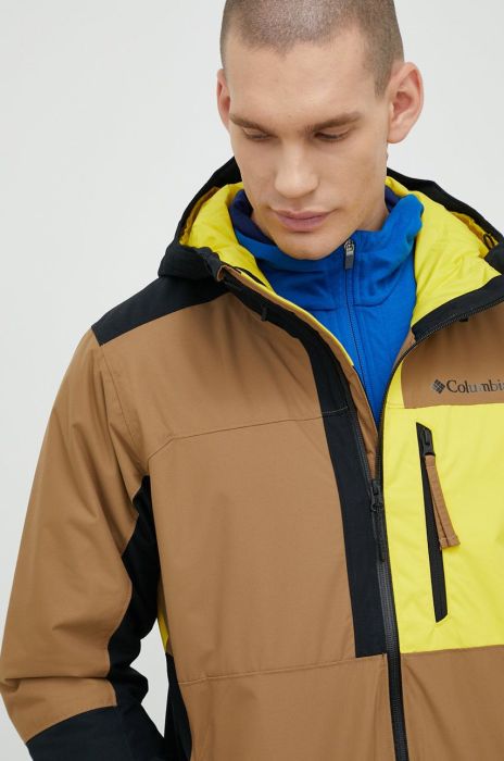 Columbia гірськолижна куртка Timberturner II колір коричневий (2753603) Columbia гірськолижна куртка Timberturner II колір коричневий (2753603)