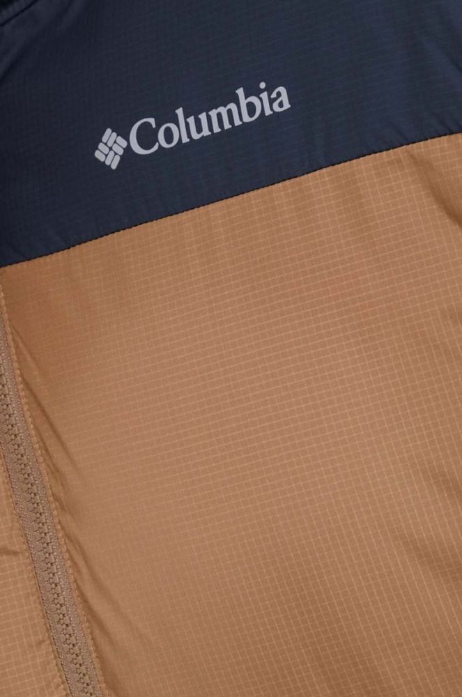 Куртка Columbia чоловіча колір коричневий перехідна (3488652) фото 5