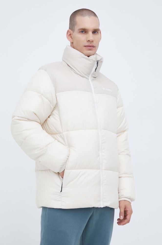 Куртка Columbia чоловіча колір бежевий зимова (3492192)